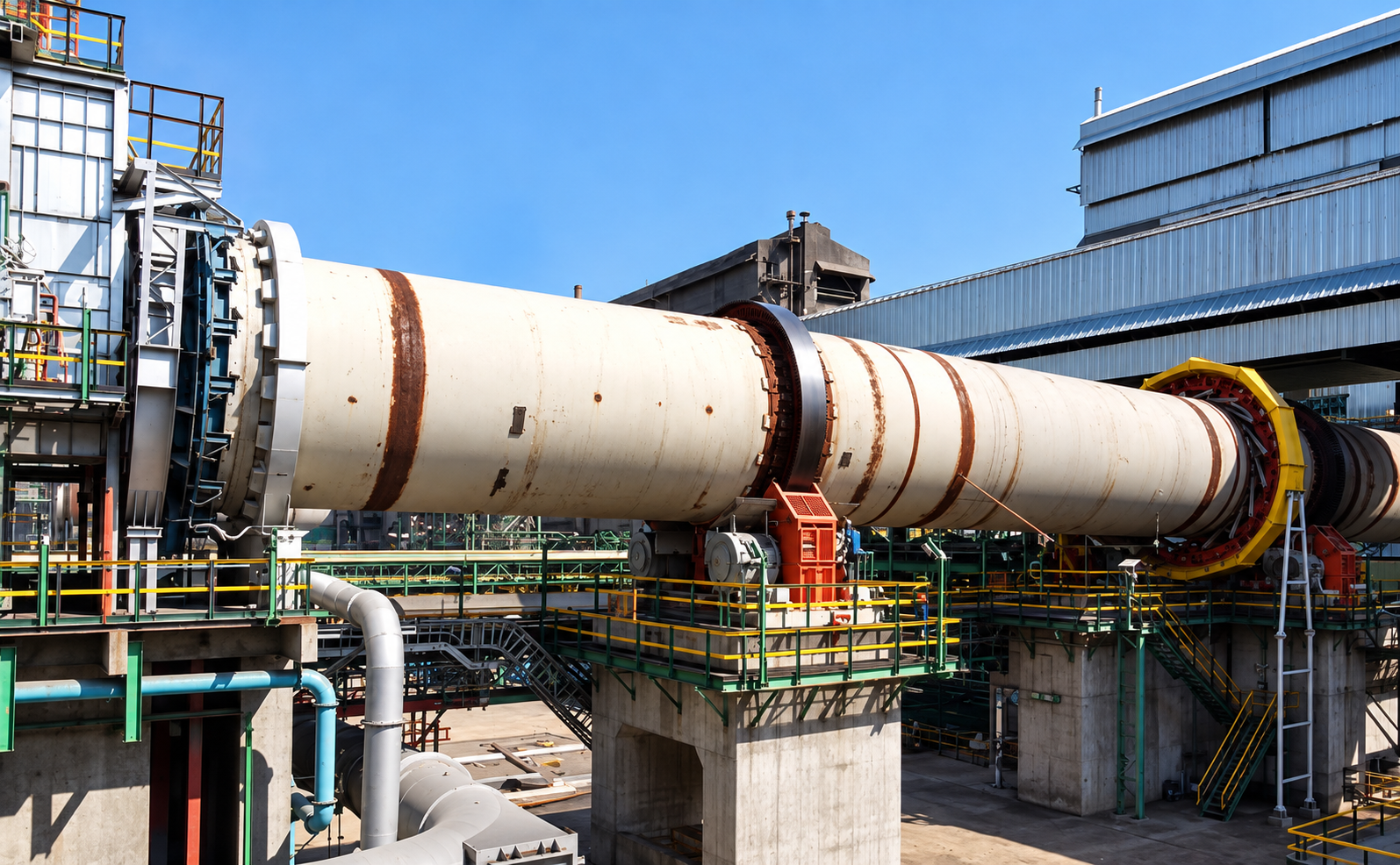 Restored Industrial Rotary Drum Facility